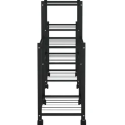 Växtställ - Living Växtställ på hjul 83x25x63,5 cm svart järn