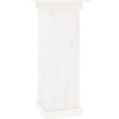 Växtställ - Living Växtställ vit 40x40x90 cm massiv furu
