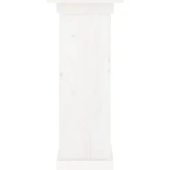 Växtställ - Living Växtställ vit 40x40x90 cm massiv furu