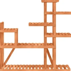 Växtställ - Living Växtställ 110x25x111 cm massivt granträ