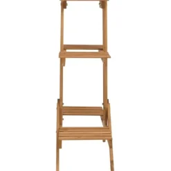 Växtställ - Living Växtställ 83x25x83 cm granträ