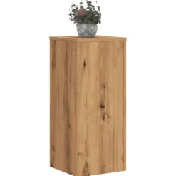 Växtställ 2 st ek 30x30x70 cm konstruerat trä