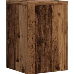 Växtställ 2 st åldrat trä 20x20x30 cm konstruerat trä