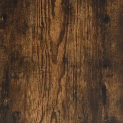 Växtställ 2 st rökfärgad ek i konstruerat trä - Stabilt och hållbart | Storlek: 30x30x80 cm