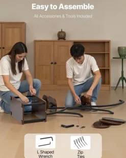 Växtställ - Växthylla med odlingslampor - 8 Våningar - Höjd 157,5 cm - Trädformad Hörnmodell - 3 Timerlägen - 10 Ljusstyrkor - Växtbelysning