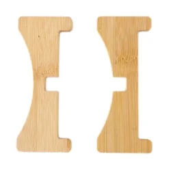 Växtställ Bambu Blomkruka Bricka Korsformad Multifunktion för Husdjurshem Kök 17,5x5cm