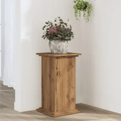 Växtställ ek 33x33x60 cm konstruerat trä