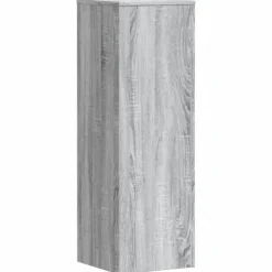 Växtställ grå sonoma 33x33x100 cm konstruerat trä