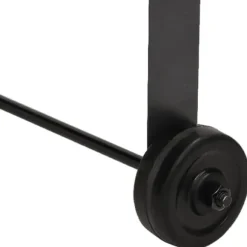 Växtställ i galvaniserat stål - Robusta två-nivåer med hjul | Färg: Antracit | Storlek: 100x54,5x100 cm