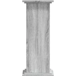 Växtställ i grå sonoma - Hållbart konstruerat trä | Storlek: 33x33x80 cm