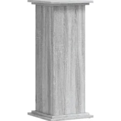 Växtställ i grå sonoma - Hållbart konstruerat trä | Storlek: 33x33x80 cm