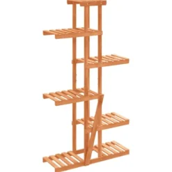 Växtställ i massivt granträ - Hållbart och elegant | Storlek: 75x25x140,5 cm