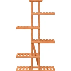 Växtställ i massivt granträ - Hållbart och elegant | Storlek: 75x25x140,5 cm