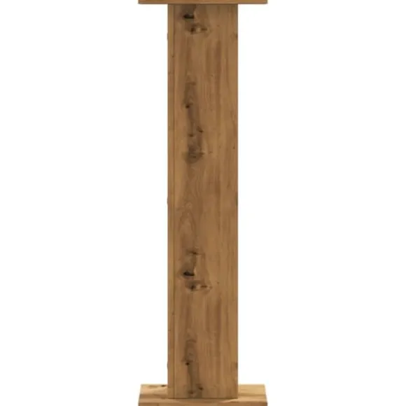 Växtställ i 2-pack - Stabilt konstruerat trä | Storlek: 30x30x95 cm | Färg: Ek