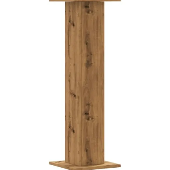 Växtställ i 2-pack - Stabilt konstruerat trä | Storlek: 30x30x95 cm | Färg: Ek