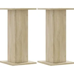 Växtställ i sonoma-ek - 2 stycken | Storlek: 30x30x60 cm | Material: Konstruerat trä