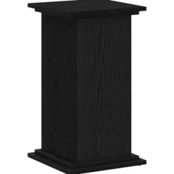 Växtställ i svart ek - Stilhöjare för växter | Färg: Svart | Storlek: 33x33x60 cm