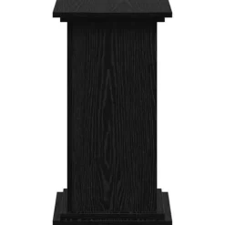 Växtställ i svart ek - Stilhöjare för växter | Färg: Svart | Storlek: 33x33x60 cm