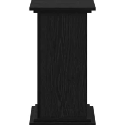 Växtställ i svart ek - Stilhöjare för växter | Färg: Svart | Storlek: 33x33x60 cm