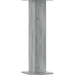 Växtställ 2-pack i grå sonoma - Hållbart konstruerat trä | Storlek: 30x30x95 cm