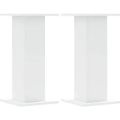 Växtställ 2-pack i konstruerat trä | Stabil och hållbar | Färg: Vit | Storlek: 30x30x60 cm