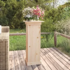 Växtställ 40x40x90 cm massiv furu