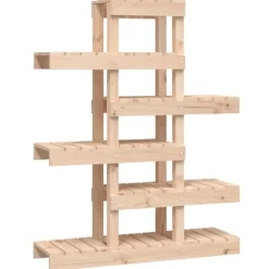 Växtställ 85x25x109,5 cm massiv furu