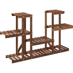 Växtställ 110x25x73 cm massivt granträ