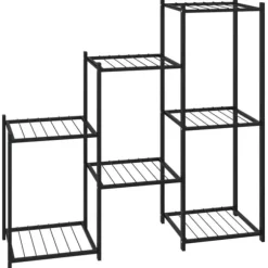 Växtställ 83x25x80 cm svart järn