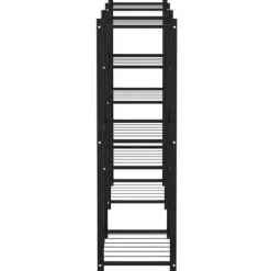 Växtställ 83x25x80 cm svart järn