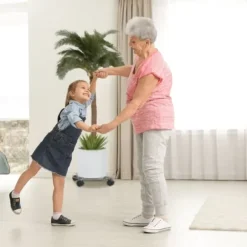 Växtvagn Set, 6x32 cm, Silver, Svart