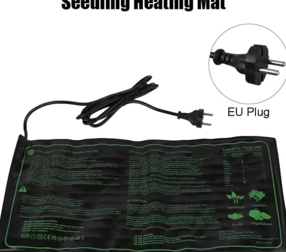 Växtvärmedyna för plantor Växthusväxt Frögroning Förökning Kloning Startdyna Vattentät Växtvärmedyna