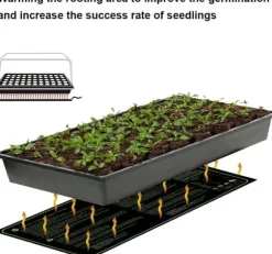 Växtvärmedyna för plantor Växthusväxt Frögroning Förökning Kloning Startdyna Vattentät Växtvärmedyna