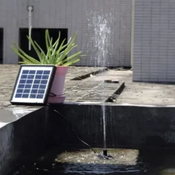 1,5W miniatyr borstlös akvariefontän damm sol dränkbar vattenpump