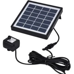 1,5W miniatyr borstlös akvariefontän damm sol dränkbar vattenpump