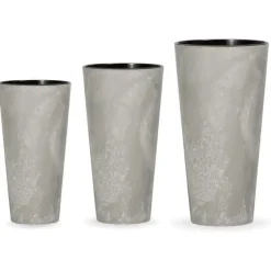 Wellhome Ställ In Blomkrukor Tubus Slim Pk2953 3 Enheter