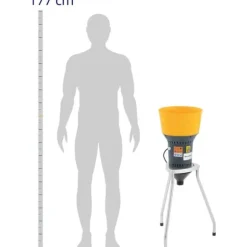 Wiesenfield - Elektrisk spannmålskvarn - 400 kg/h - 1300 W - Med underrede