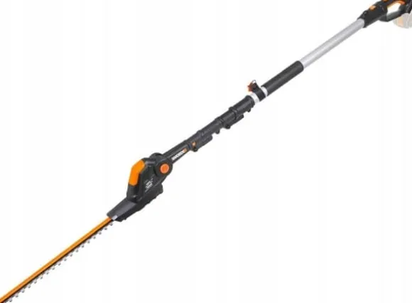 Worx häcksax 20v, 45cm, 2,8m bom, utan batteri och laddning