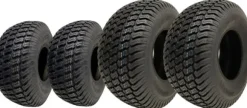 20x10.00-8 & 15x6.00-6 Däck för gräsklippare 4ply Multi turf gräs Wanda P332 Set om 4