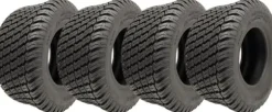 16x7.50-8 Gräs Däck 4ply Wanda P332 Turf Ride On Däck för gräsklippare (uppsättning av 4)