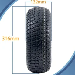 13x5.00-6 Gräsklippare Däck & fälgar Wanda P332, 20 mm 6304 Lager (uppsättning om 2)