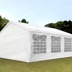 3x6 m partytält TOOLPORT marquee PE 350 N vit