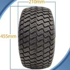 18x8.50-8 4ply Multi turf gräsdäck på 100 mm pcd-fälg med fyra dubbar - set om 2