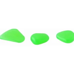 100x Självlysande Dekorationsstenar - Grön