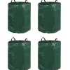 4x Trädgårdsavfallspåsar med stor kapacitet 272 L -PEL