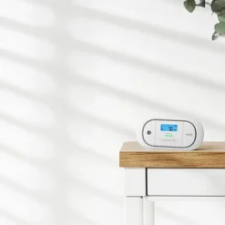 X-Sense XC01-R kolmonoxiddetektor med utbytbart batteri och LCD-display