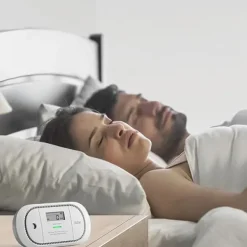 X-Sense XC01-R kolmonoxiddetektor med utbytbart batteri och LCD-display