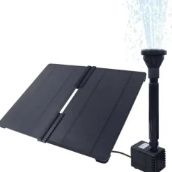 YUENFONG Outdoor Solar Fountain 20W - Solar Pond Pump - Vattenpump för trädgård, Fontai, Small Pond