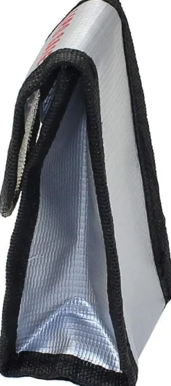 Yunique - Säkerhetsväska för Lipo-batterier, 1 st, flamskyddsmedel och anti-explosionsmaterial, mått 64X50x95 mm - Skyddsfodral för RC