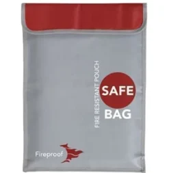 Yunique - Säkerhetsväska för RC-batterier | Lipo anti-explosionsskyddsfodral | Brandbeständig laddningsväska, storlek 280x380mm